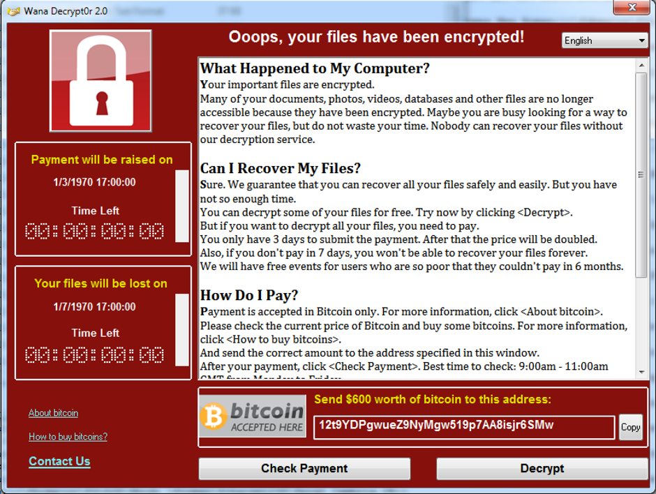 WannaCry Ransomware