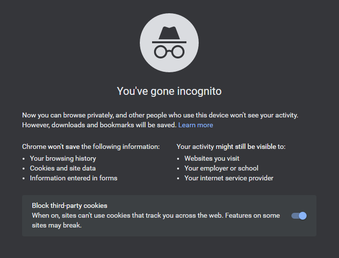 Incognito with Virtual Machines