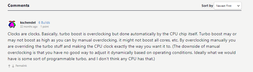 Overclocking - Turbo Boost